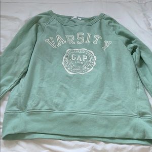 Blue long sleeve sweater